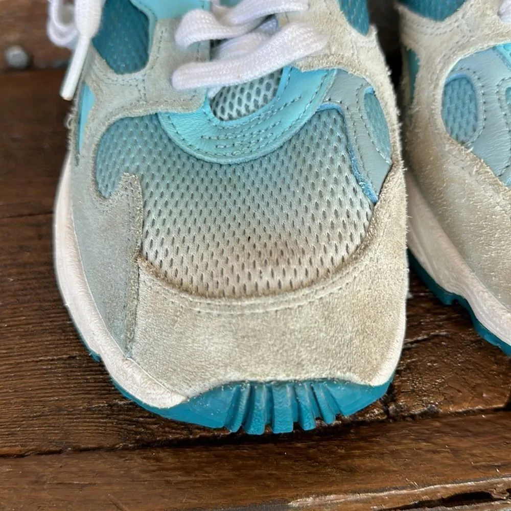 Adidas Women's Blue Falcon Chunky 90s Inspired Suede Sneakers Size 8 - Picture 7 of 13